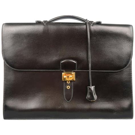 hermes briefcase men's|vintage hermes briefcase.